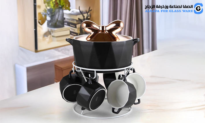 Black Fionka soup set